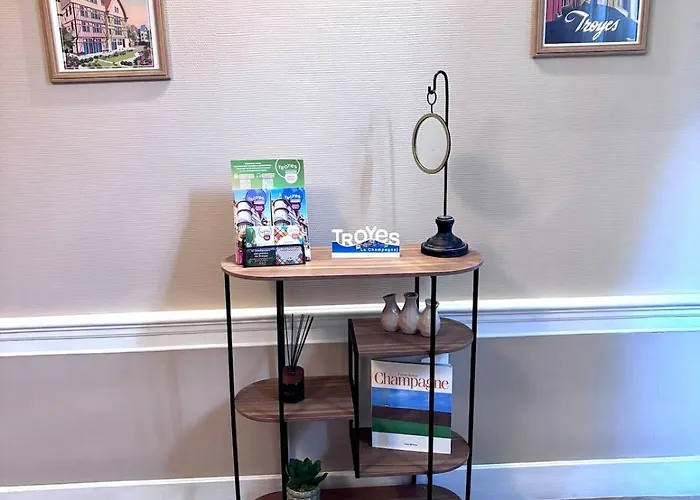 Face Au Coeur Troyen Avec Cour Privative Terrasse Apartamento *